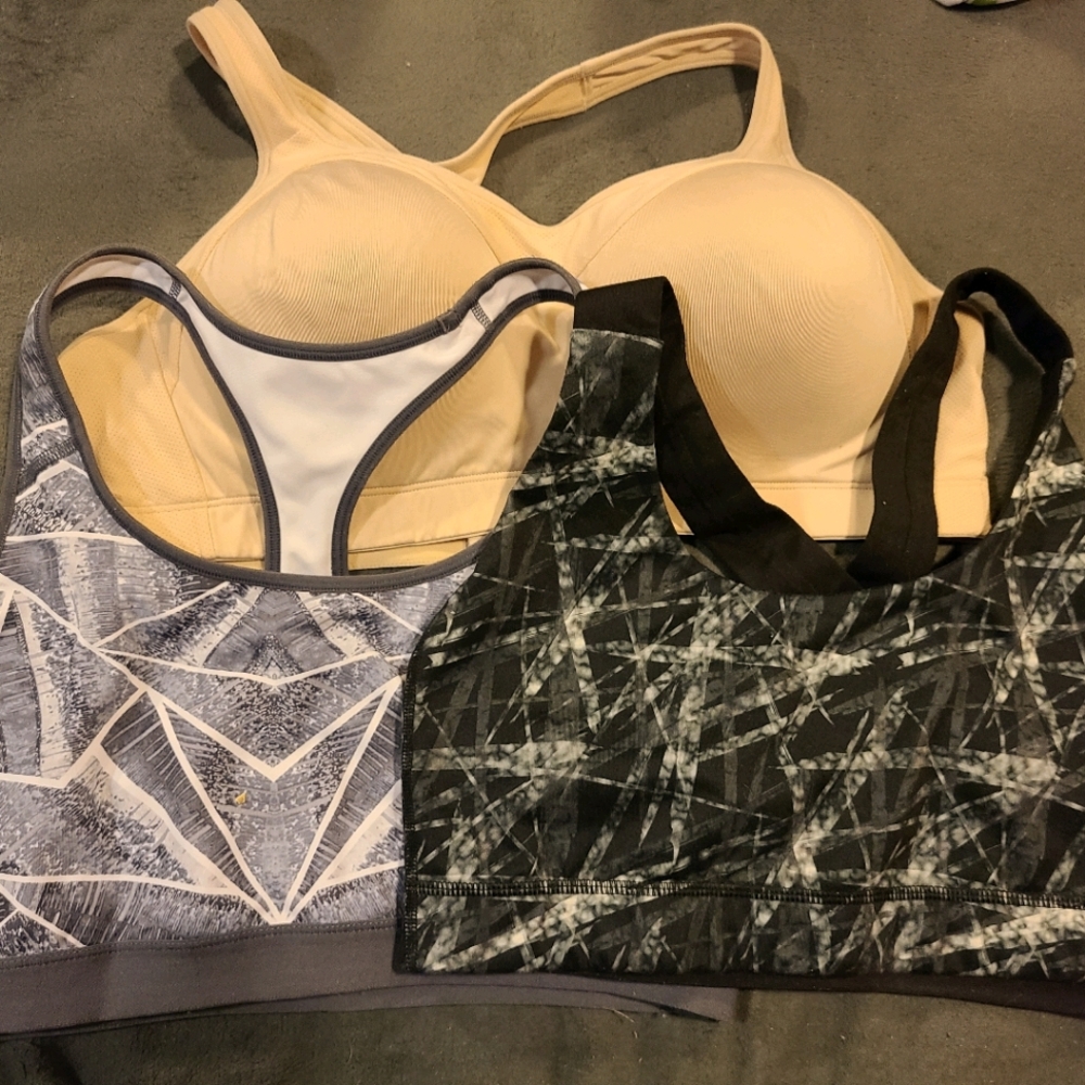 Set of 3 Like new sports bras